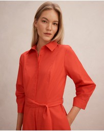 Forever New - Sally Cotton Shirt Midi Dress