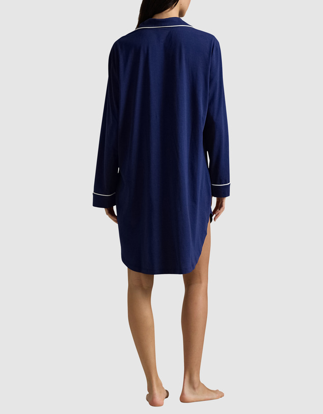 Polo Ralph Lauren - Polo Essentials Long Sleeve Cotton Jersey Sleepshirt