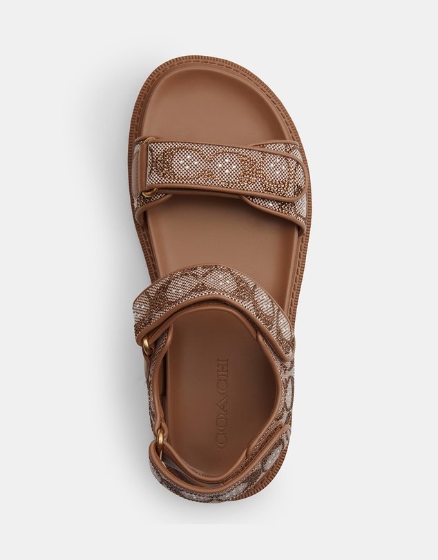 Coach - Brynn Crystal Signature Sandals