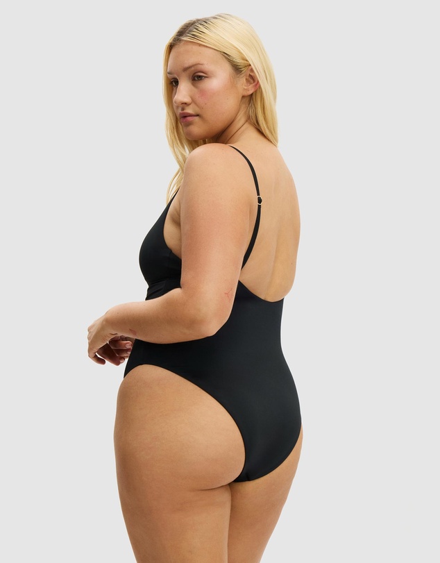 Cotton On Body - Thin Strap V-Neck Cheeky One Piece