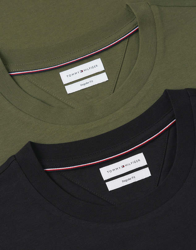 Tommy Hilfiger - 2-Pack Stacked Logo Jersey T-Shirts