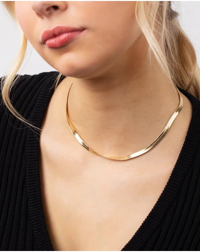 Lovisa - Gold Thick Snake Chain Necklace