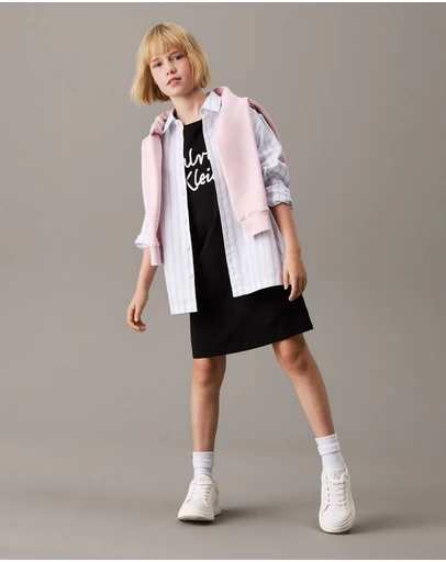 Calvin Klein Jeans - Girls Oversized Logo T-Shirt Dress