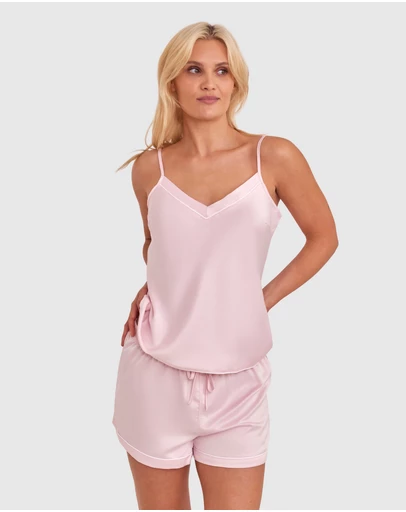 Bras N Things - Liquid Satin Cami - Light Pink