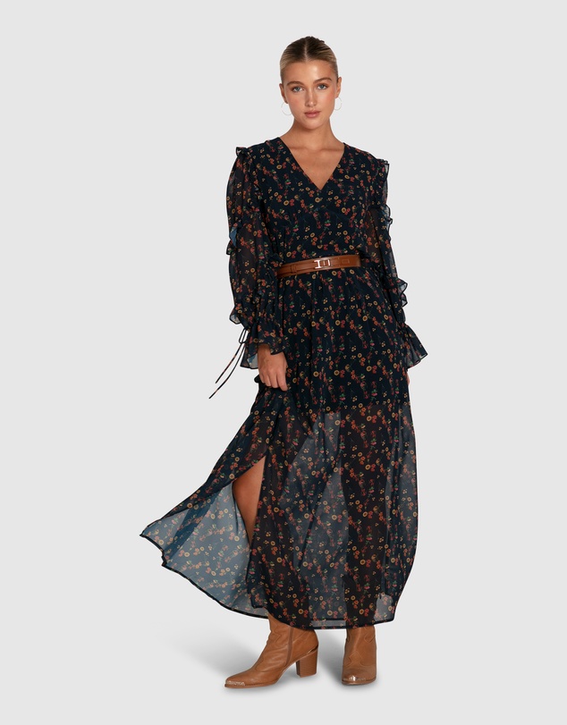 Belle & Bloom - Come As You Are Floral Maxi Dress