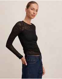 Forever New - Alex Lace Long Sleeves Top