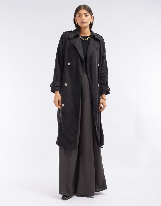 Amelius - Elvie Linen Trench Coat