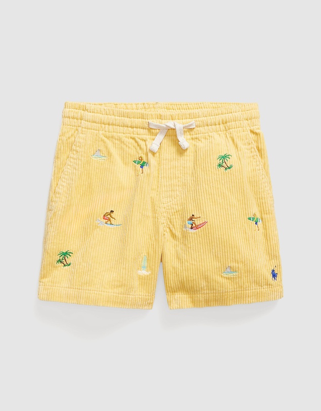 Polo Ralph Lauren - Polo Prepster Embroidered Corduroy Shorts - Babies-Kids