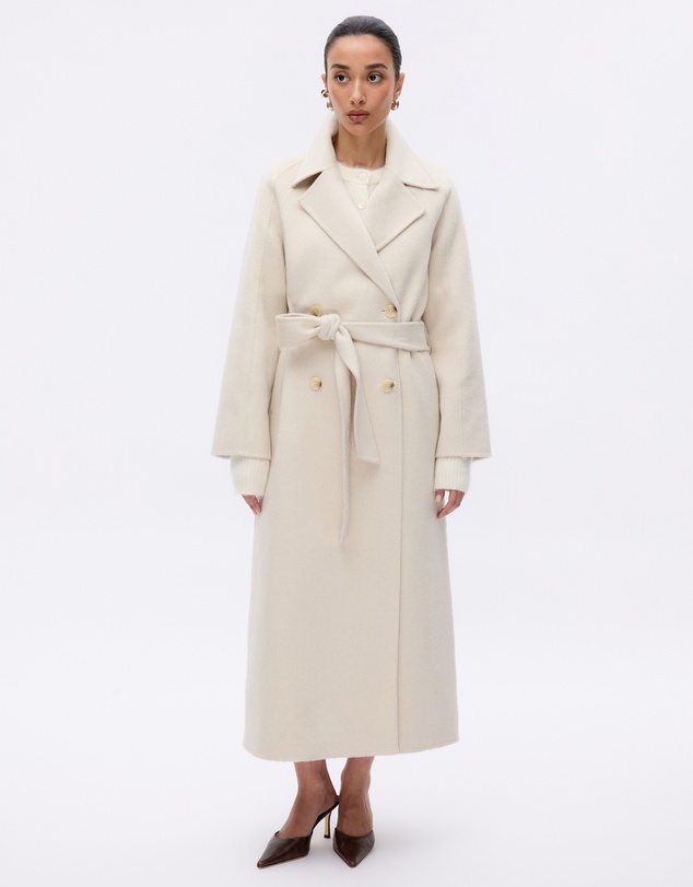 Minima Esenciales - Lian Oversized Wool Trench Coat