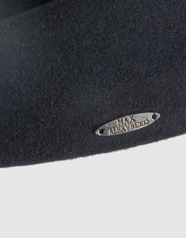 Max Alexander - Felt Dark Navy Pillbox Hat