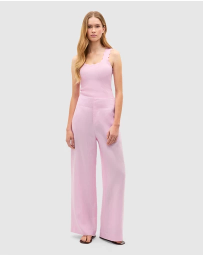 Seed Heritage - Core Linen Waisted Pant