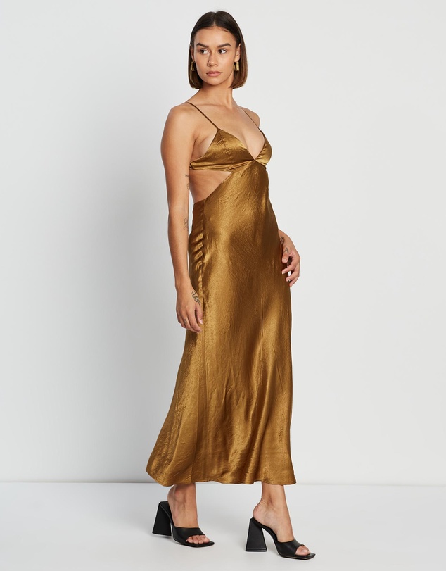 Third Form - Crush Bias Tri Midi Dress
