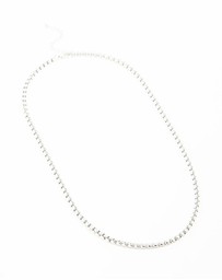 Lovisa - Waterproof Stainless Steel Round Box Chain Short Necklace