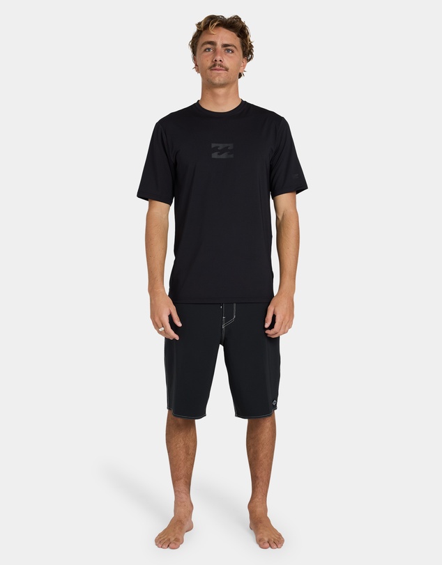 Billabong - Mens All Day Wave Loose Fit Short Sleeve Rashguard