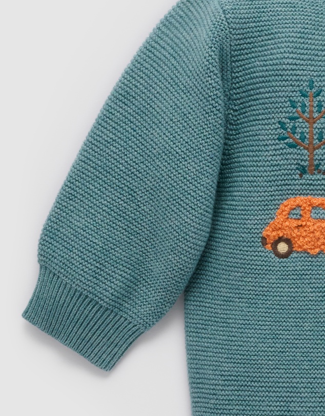 Purebaby - Woodland Jumper -Kids-Babies