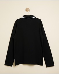 BOSS - Long Sleeve Polo - Kids-Teens