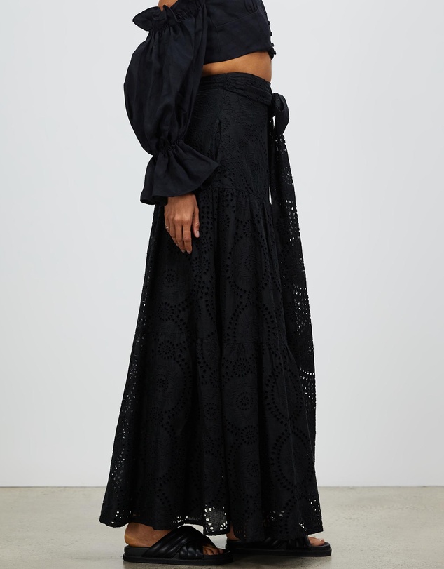 Asilio - Linen Broderie Skirt