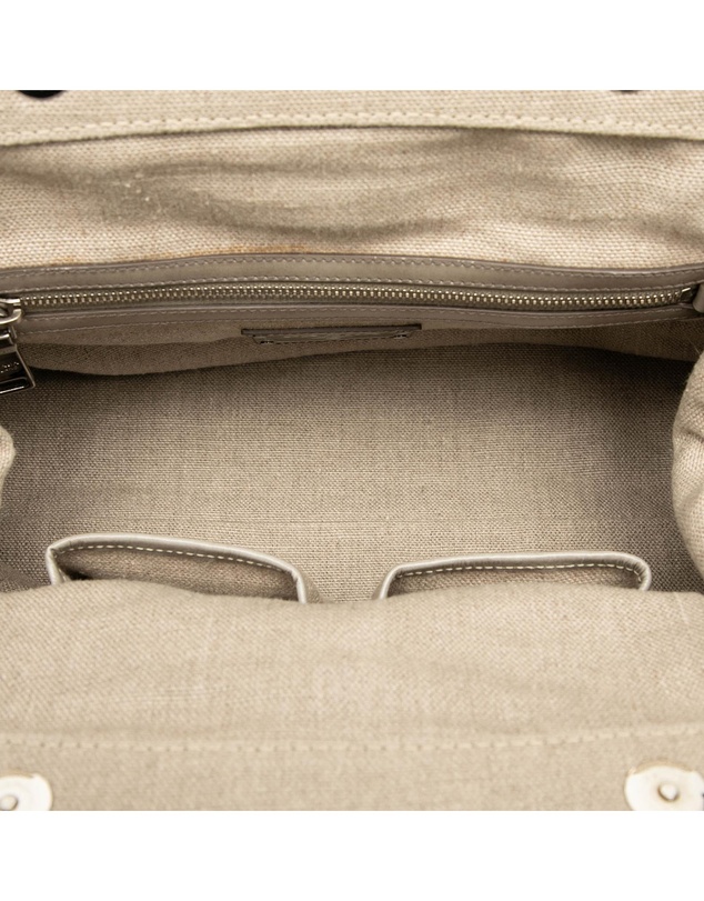 Pre-Loved by Azura Reborn - Pre-Loved Canvas Canapa Mistolino Frame Satchel