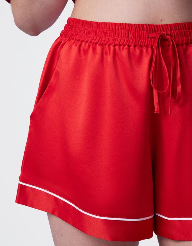 Bras N Things - Liquid Satin Short - Red