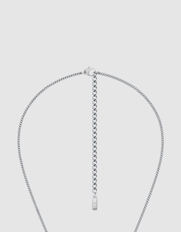 Diesel - Diesel Font Silver Necklace