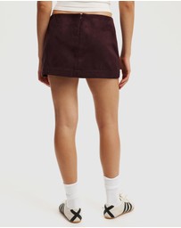 Cotton On - Suede Mini Skirt