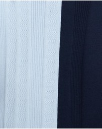 Ben Sherman - Textured Block Stripe Organic Cotton Polo