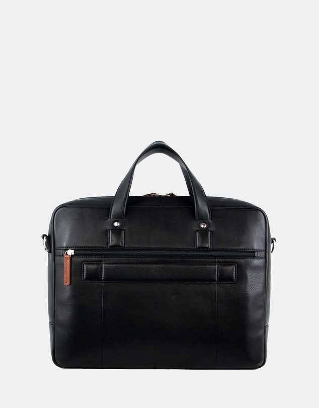 Pierre Cardin - Pierre Cardin Leather Multi-Compartment Business Bag
