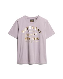 Superdry - Luxe Metallic Logo Relaxed Tee