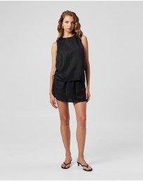 MVN - Calypso Linen Mini Skirt