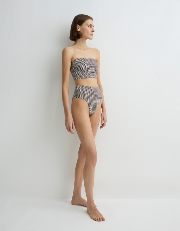 BONDI BORN - Poppy Bikini Bottom - Mocha Dot (Embodee™)