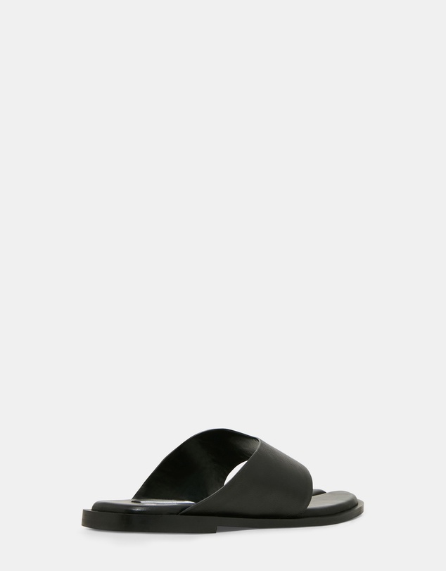 Steve Madden - Illia Black Leather Sandals