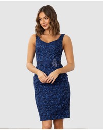 Tania Olsen Designs - Leilani Shawl Cocktail Dress