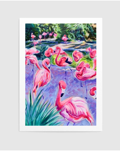 Olive et Oriel - Flamboyance by Pauline Wegman Art Print