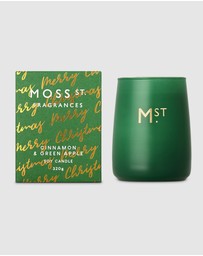 Moss St Fragrances - Cinnamon & Green Apple Large Soy Candle - 320g