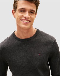 Tommy Hilfiger - Flag Embroidery Crew Neck Jumper