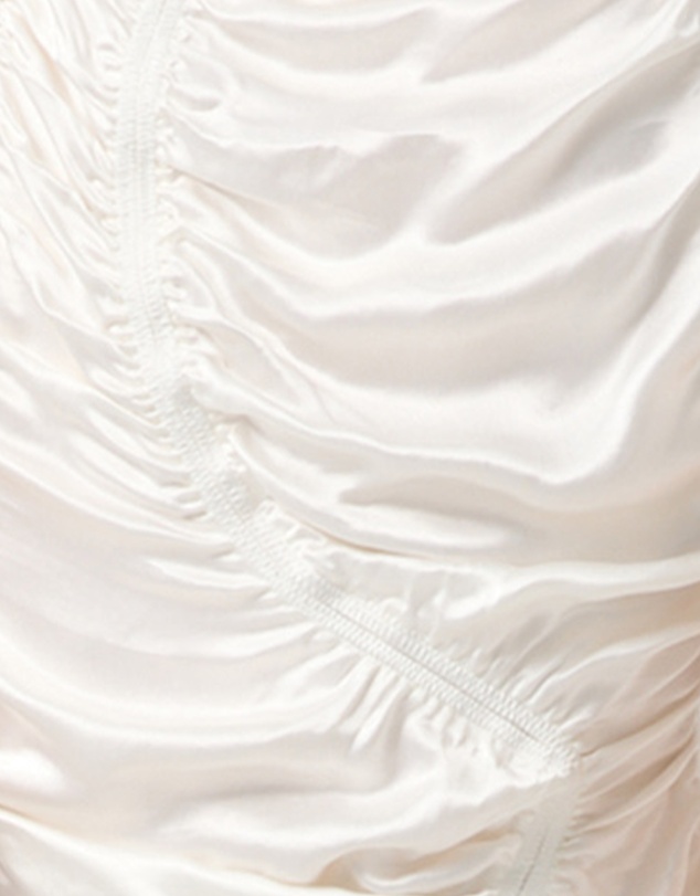 Third Form - Elemental Ruched Top | White