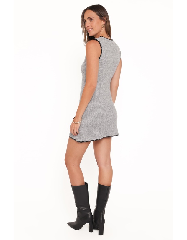 Petal & Pup - Damon Mini Dress - Grey