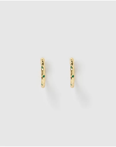 Izoa - Rosetta Hoop Earrings