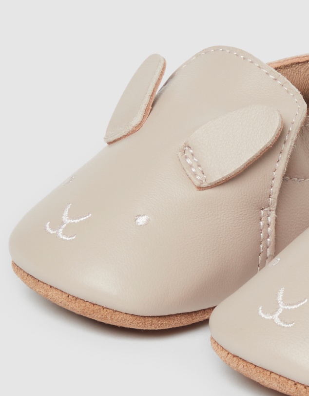 Purebaby - Leather Pull On Slipper-Babies
