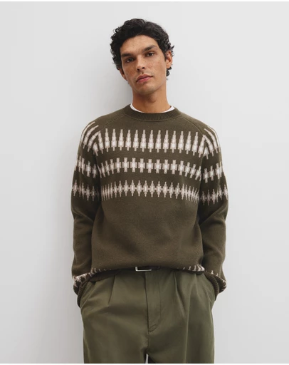Country Road - Wool Fair Isle Knit