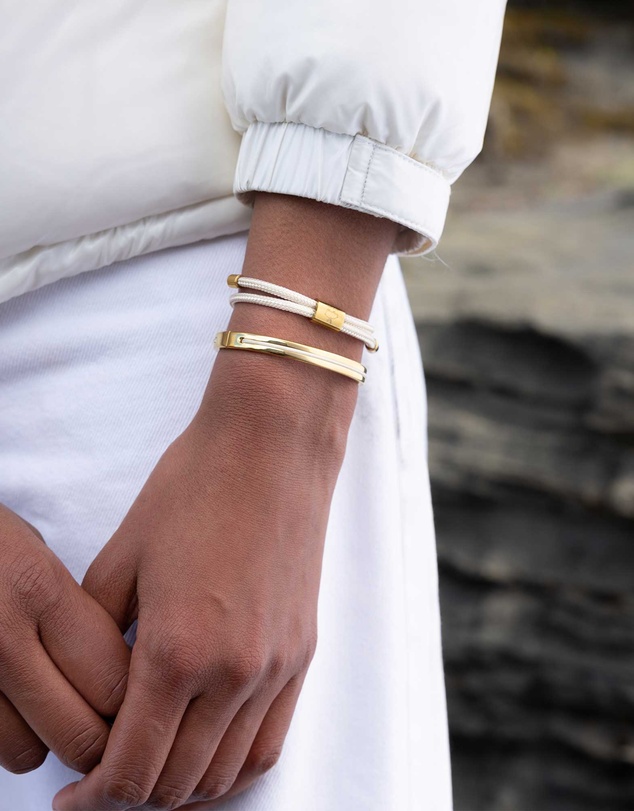 PIG&HEN - Maya Lou 6mm Cuff Bracelet