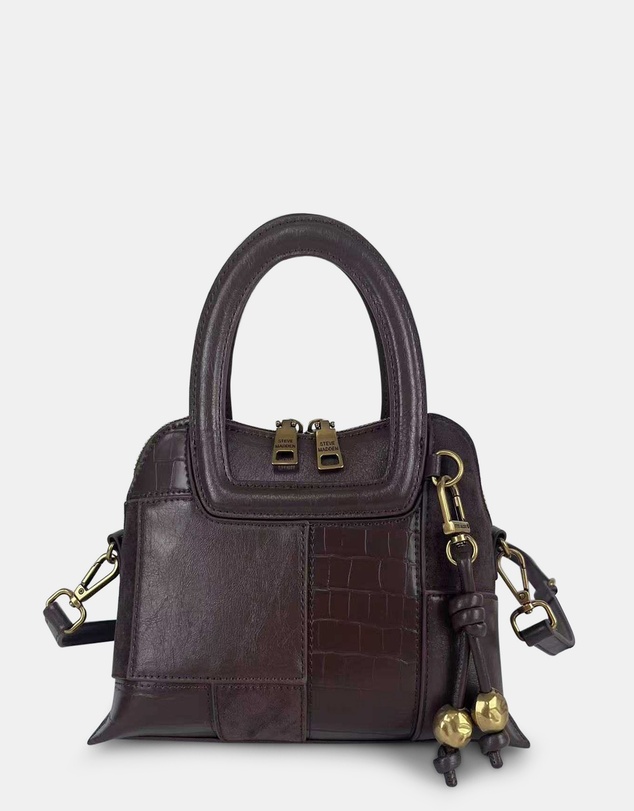 Steve Madden - BRomey Ml Brown Top Handle Bag