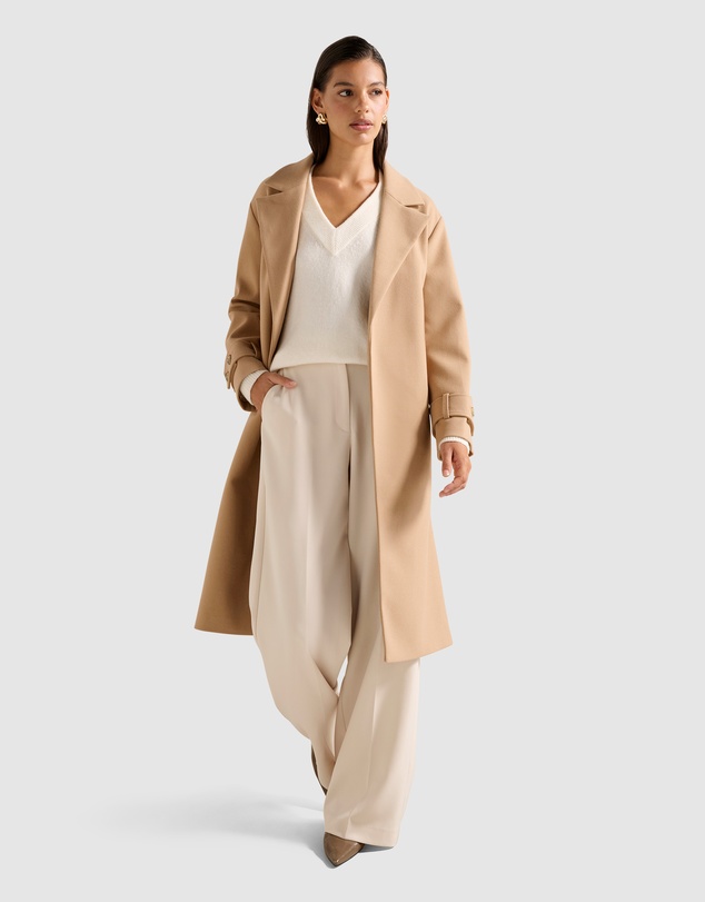 Forever New - Heidi Double Breasted Wrap Coat