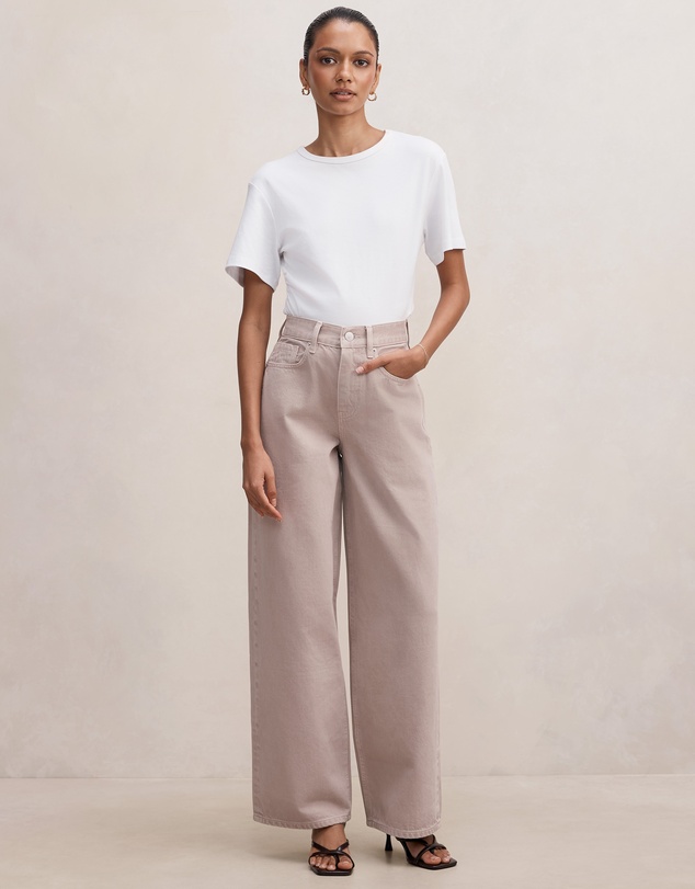 Forever New Petite - Gia Petite High Rise Wide Leg Jeans
