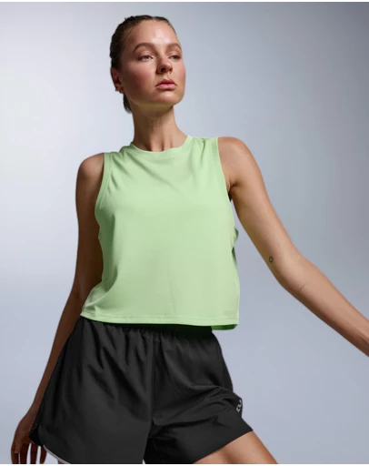 2XU - Aero Mesh Crop Tank