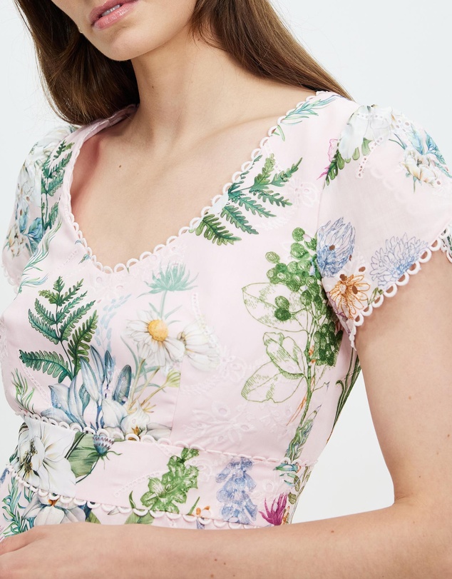 Honey and Beau - All the Kisses A Line Dress