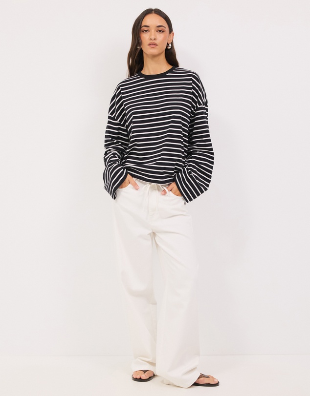 Calli - Stripe Long Sleeved Tee