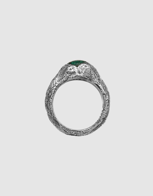 Haze & Glory - ICONIC EXCLUSIVE - Ring Chrysocolla Gemstone in 925 Sterling Silver