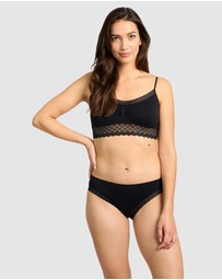 Billet Doux - Zen Dentelle Longline Wirefree Bralette with Lace