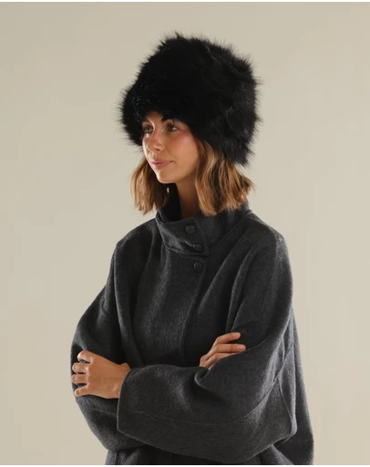 Morgan & Taylor - Elaina Faux Fur Cossack Ski Hat